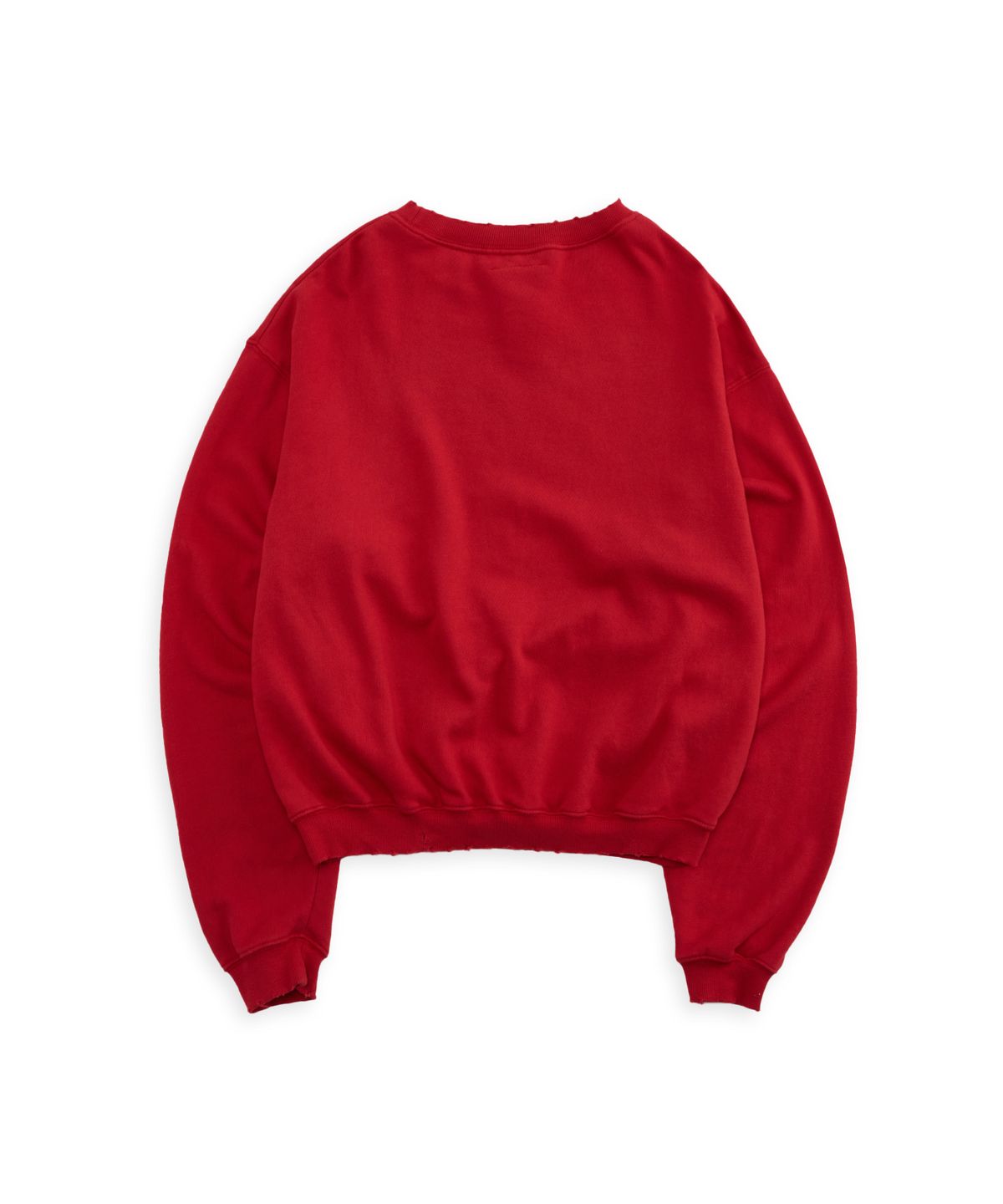 투위드(TUEWID) Orange vintage Soft fleece sweatshirts in tomato