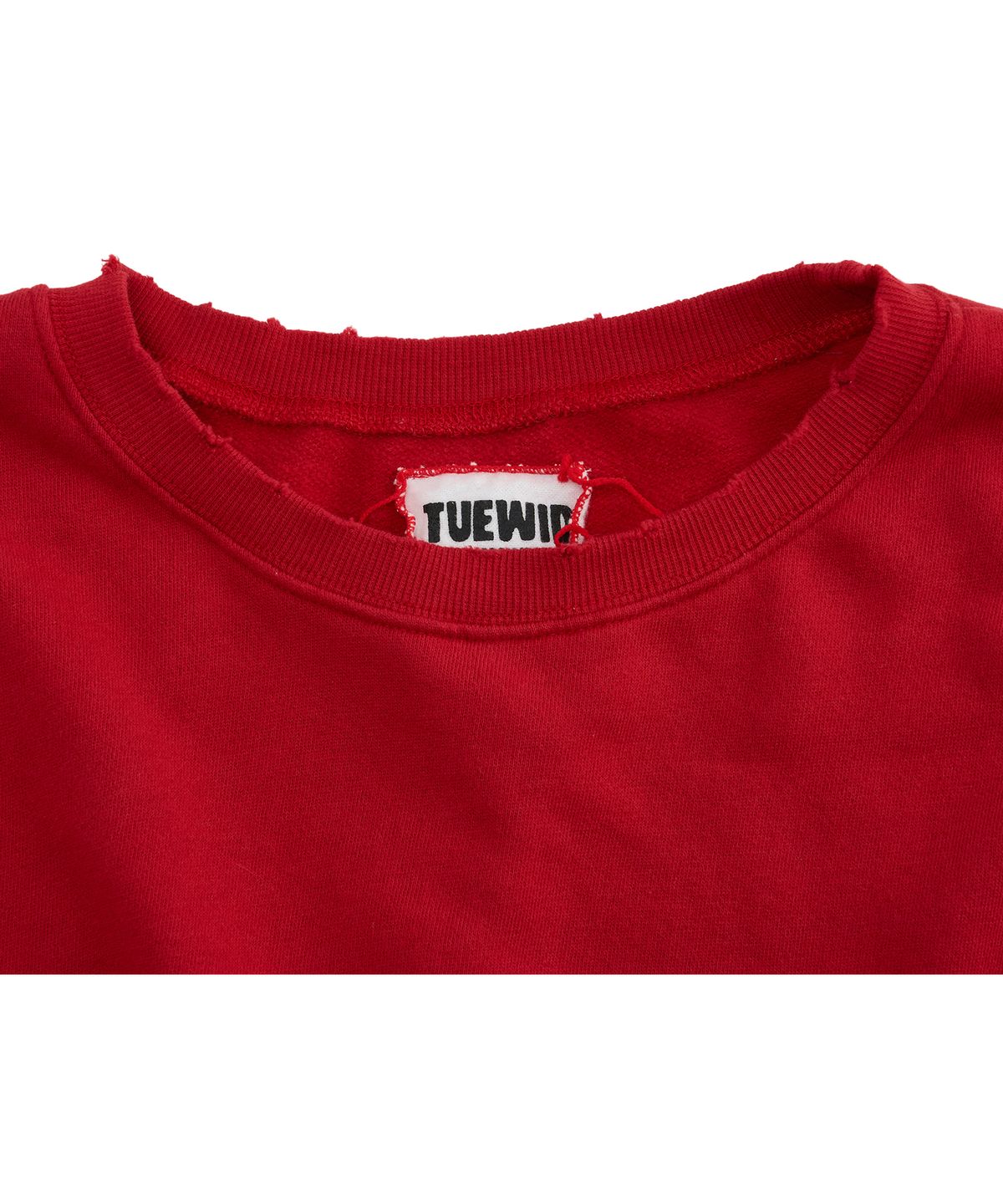 투위드(TUEWID) Orange vintage Soft fleece sweatshirts in tomato