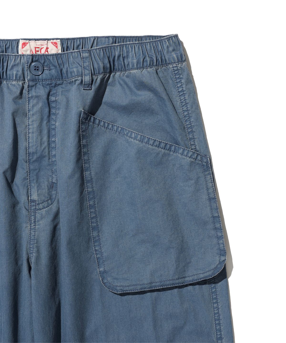 에이카화이트(AECA) WASHED FATIGUE PANTS-BLUE