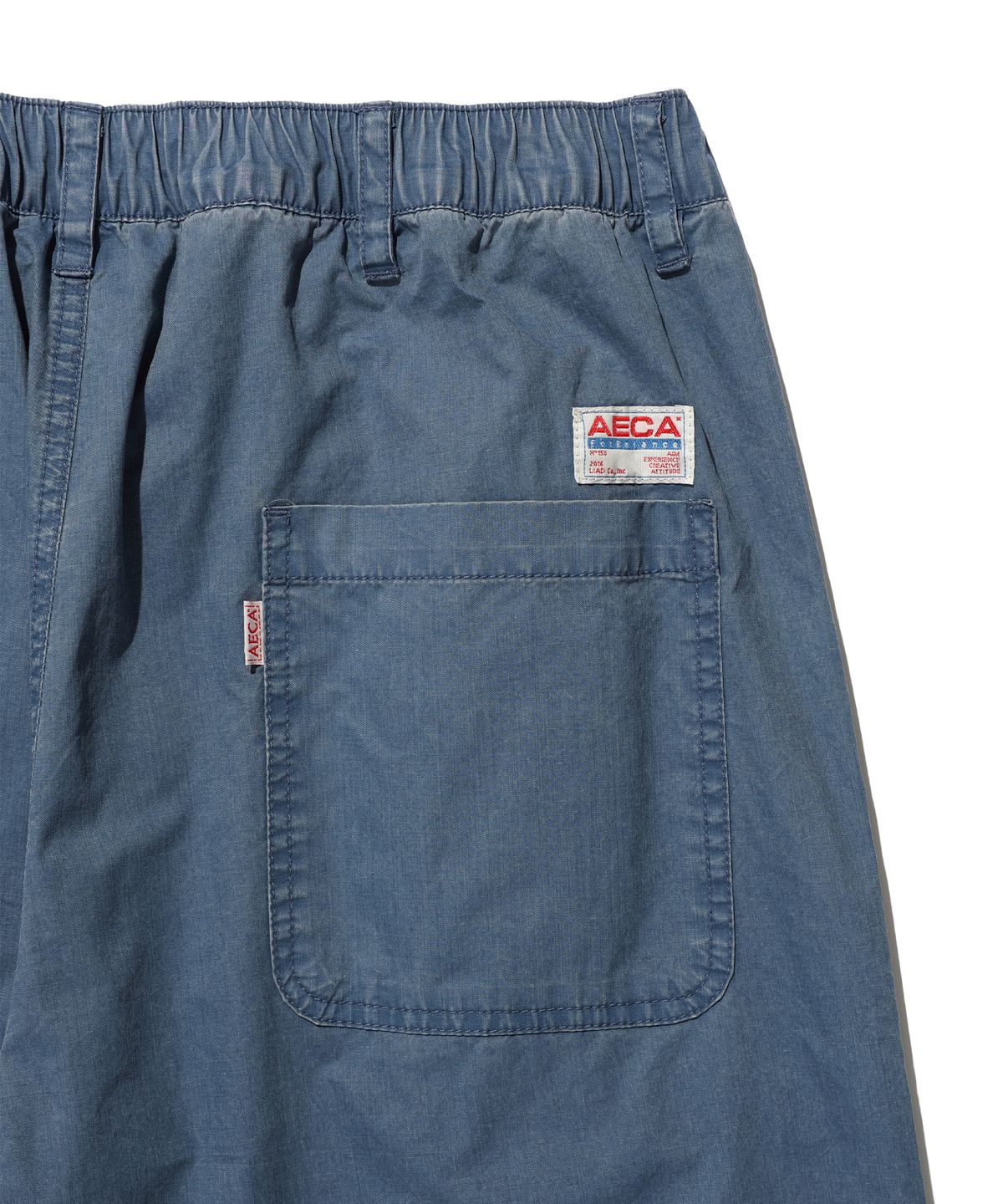 에이카화이트(AECA) WASHED FATIGUE PANTS-BLUE