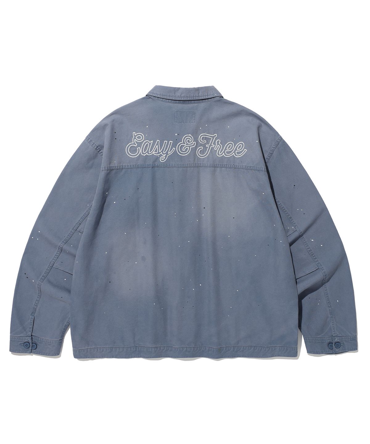에이카화이트(AECA) WASHED 3 POCKET JACKET-BLUE