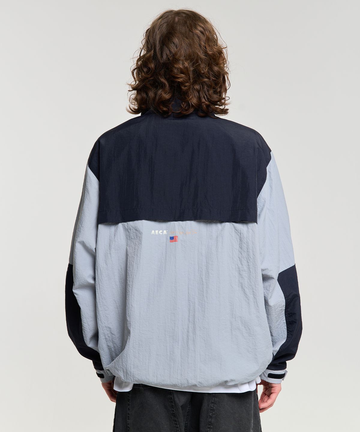 에이카화이트(AECA) SPORTS WINDBREAK JUMPER-NAVY