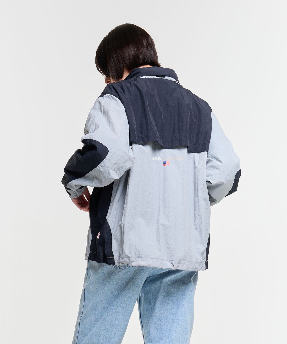 에이카화이트(AECA) SPORTS WINDBREAK JUMPER-NAVY