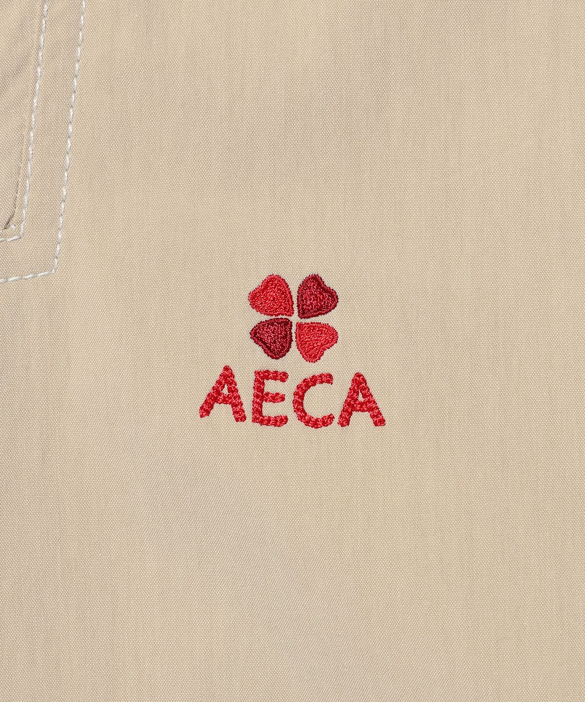 에이카화이트(AECA) STITCH HOODIE SPORTS JUMPER-BEIGE