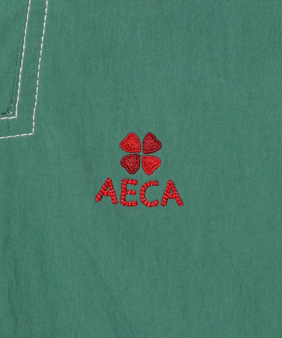 에이카화이트(AECA) STITCH HOODIE SPORTS JUMPER-GREEN