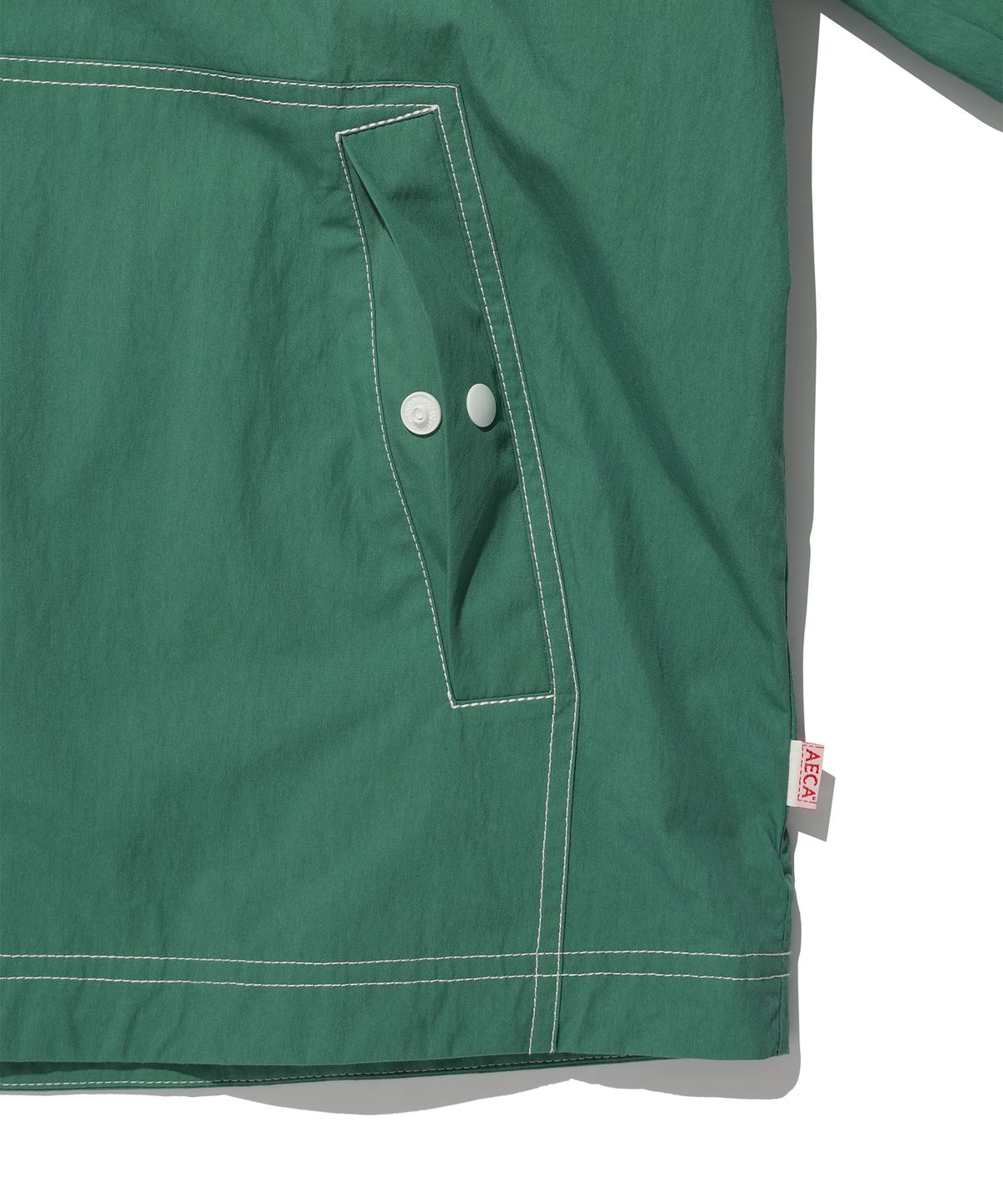 에이카화이트(AECA) STITCH HOODIE SPORTS JUMPER-GREEN
