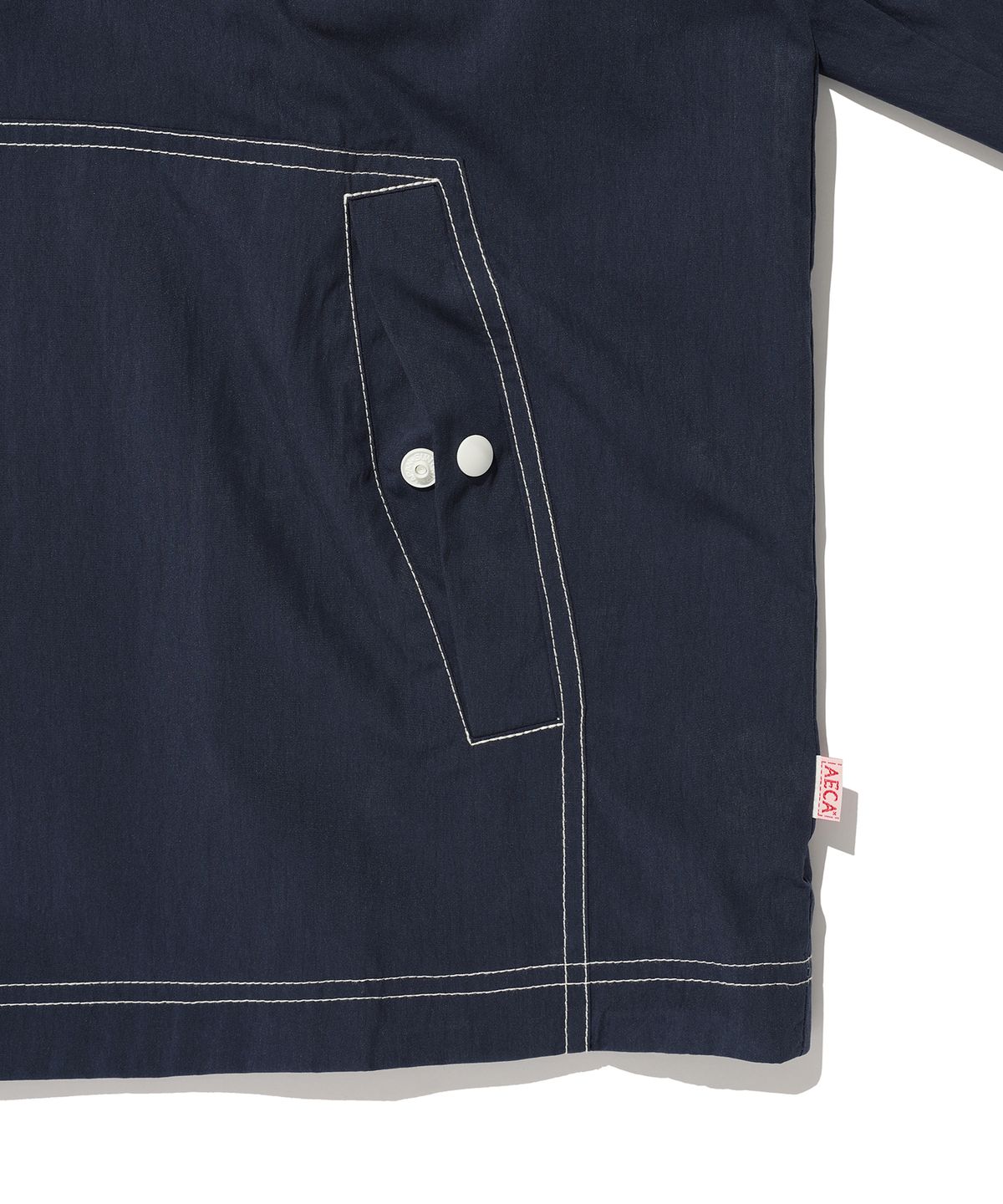 에이카화이트(AECA) STITCH HOODIE SPORTS JUMPER-NAVY