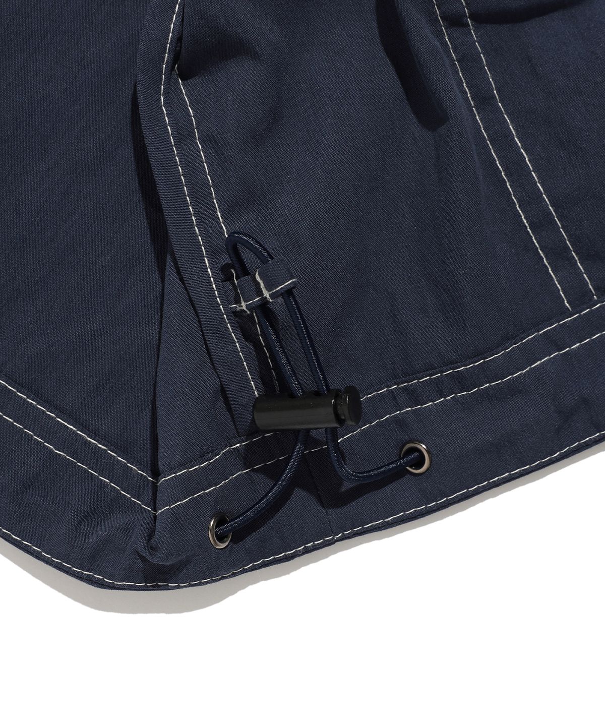 에이카화이트(AECA) STITCH HOODIE SPORTS JUMPER-NAVY