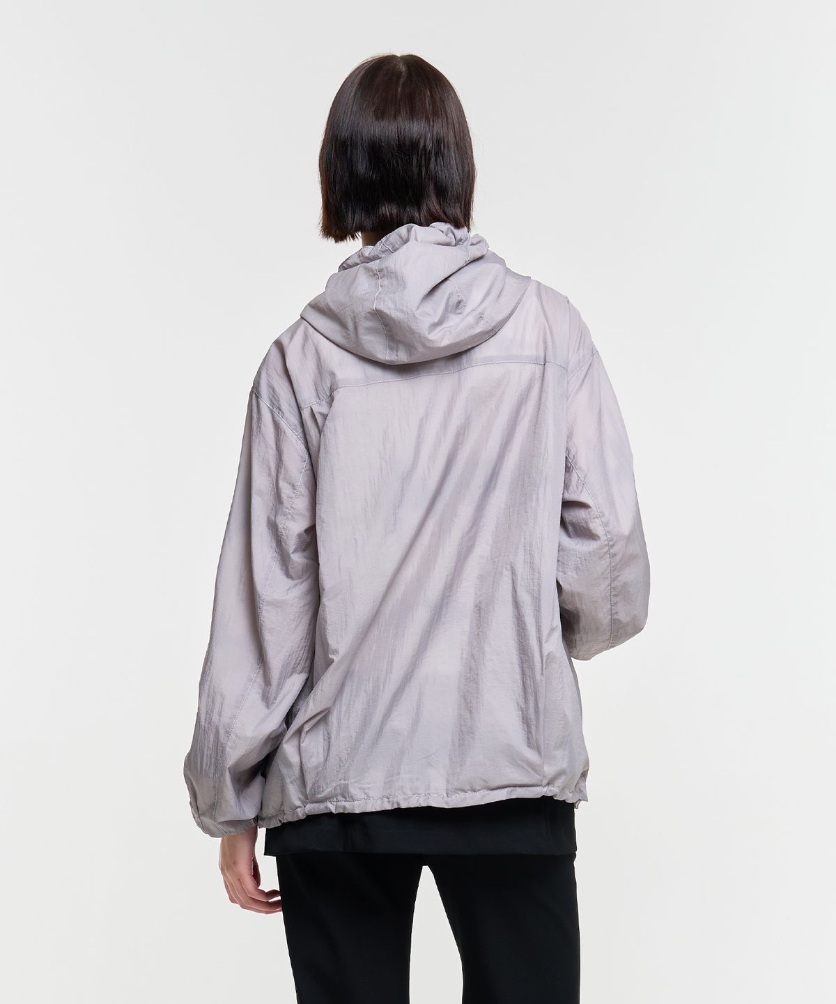 에이카화이트(AECA) REVERSIBLE PANEL WINDBREAKER-GREY