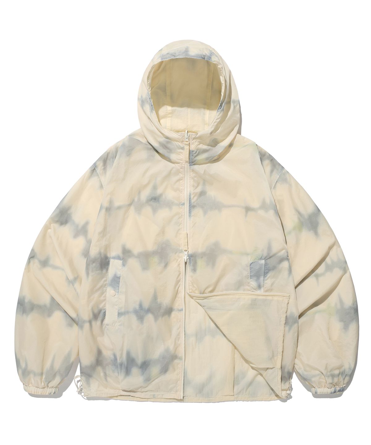 에이카화이트(AECA) REVERSIBLE PANEL WINDBREAKER-IVORY
