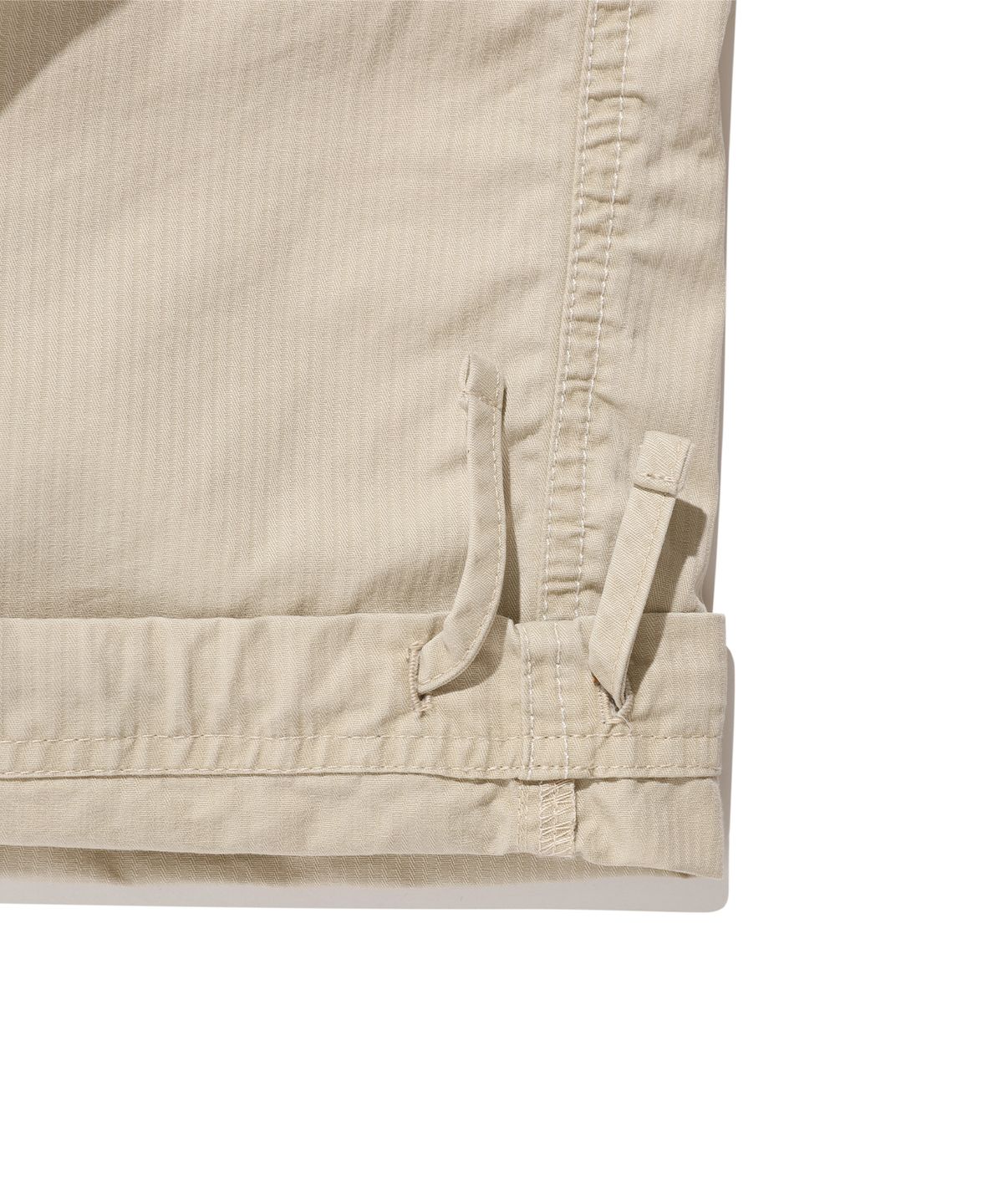 에이카화이트(AECA) FRONT POCKET STRIPE WASHED PANTS-BEIGE