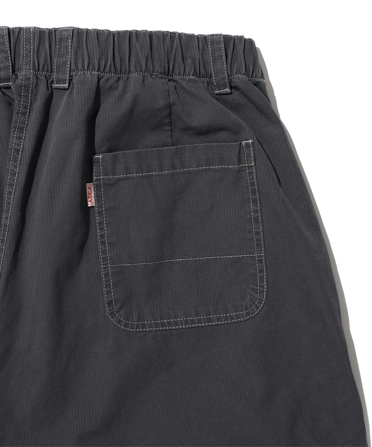 에이카화이트(AECA) FRONT POCKET STRIPE WASHED PANTS-CHARCOAL