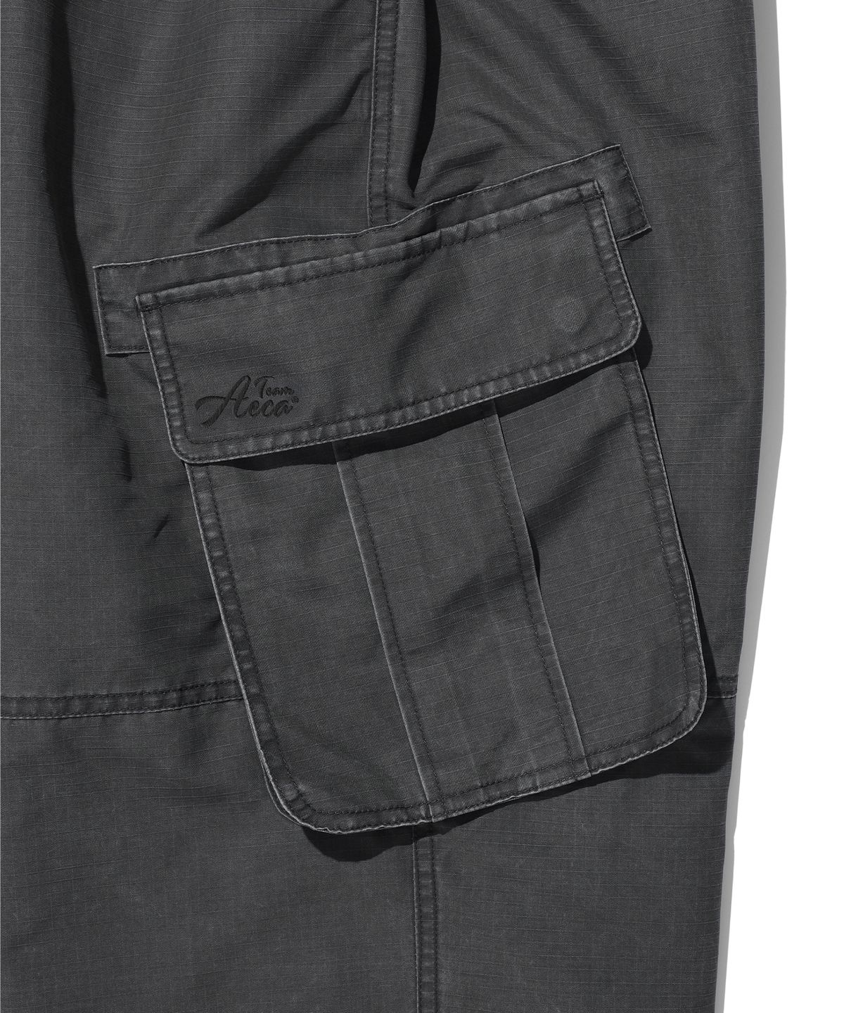 에이카화이트(AECA) RIPSTOP WASHING CARGO PANTS-CHARCOAL