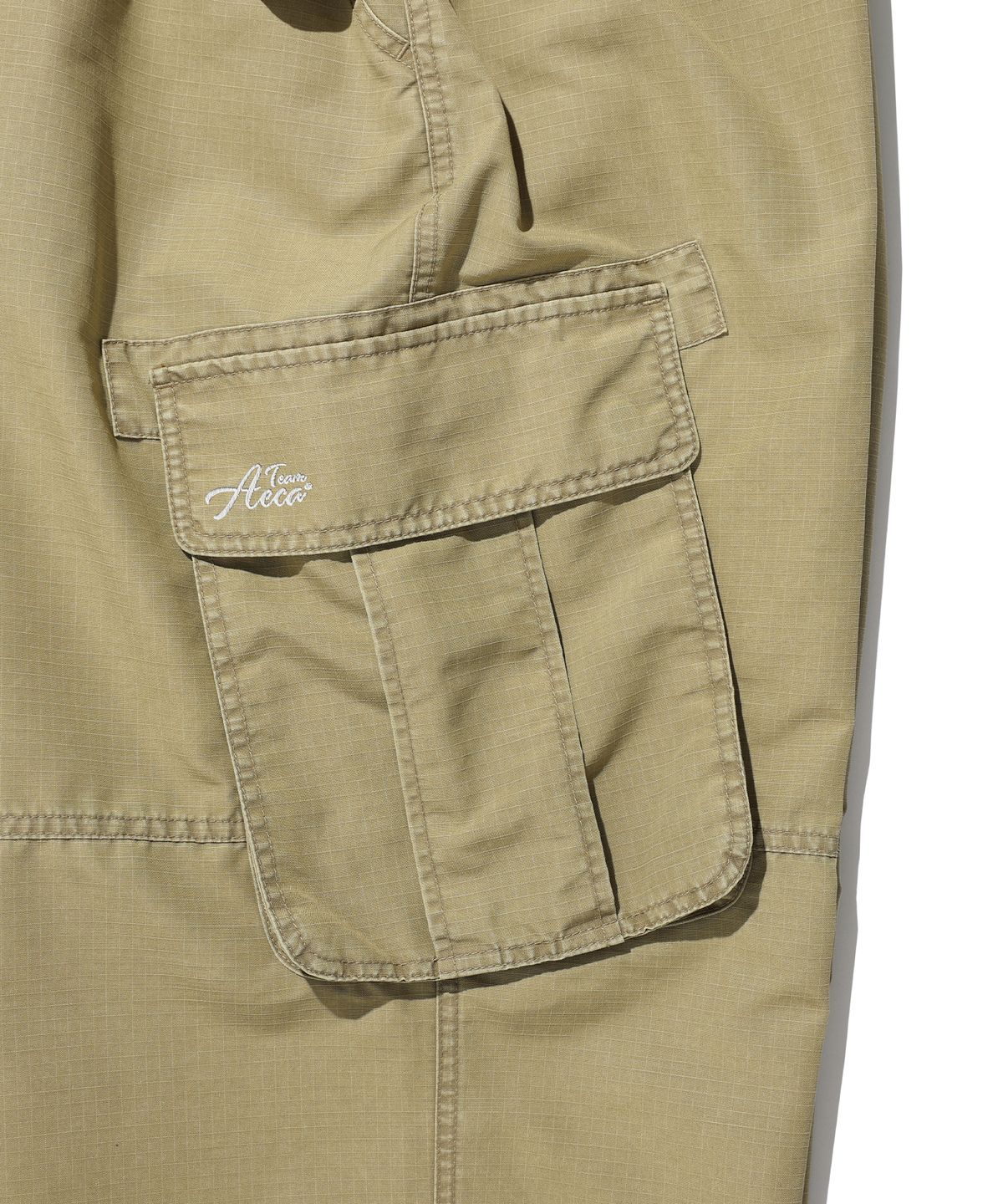에이카화이트(AECA) RIPSTOP WASHING CARGO PANTS-BEIGE