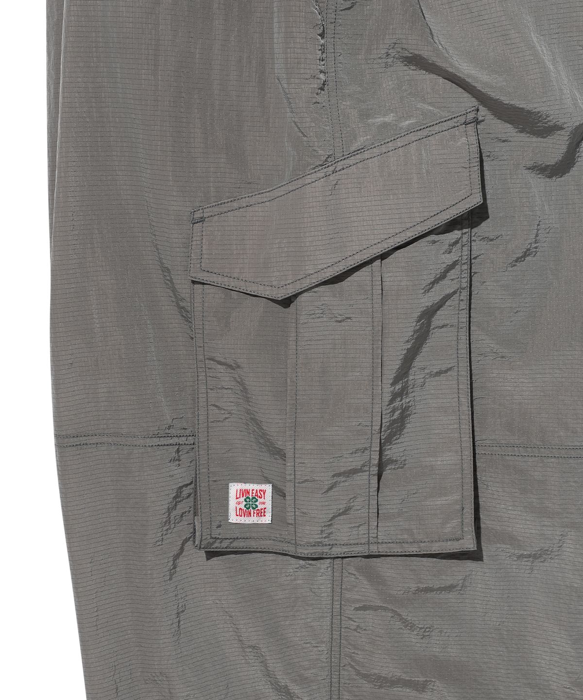 에이카화이트(AECA) RIPSTOP CARGO NYLON PANTS-GREY