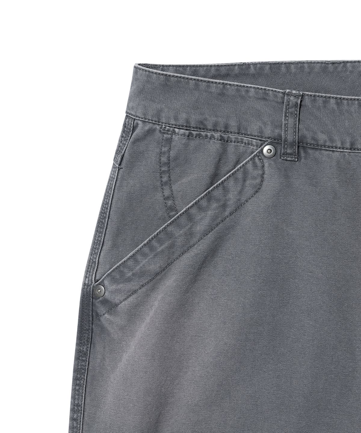 에이카화이트(AECA) WASHED PATCHWORK PANTS-CHARCOAL