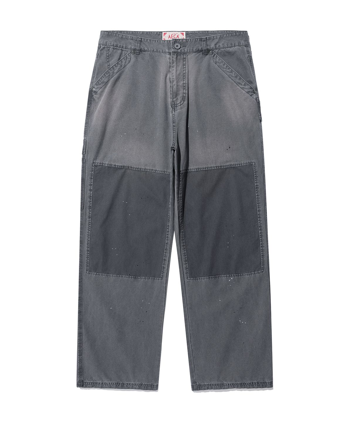 에이카화이트(AECA) WASHED PATCHWORK PANTS-CHARCOAL