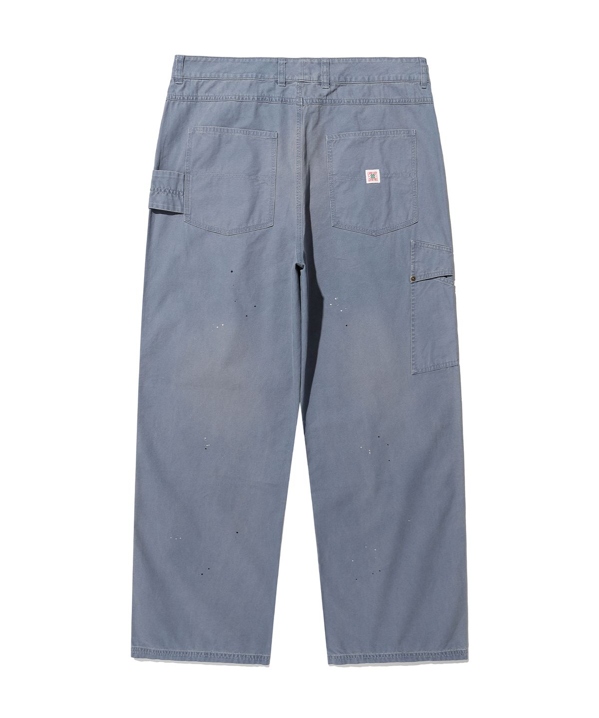 에이카화이트(AECA) WASHED PATCHWORK PANTS-BLUE