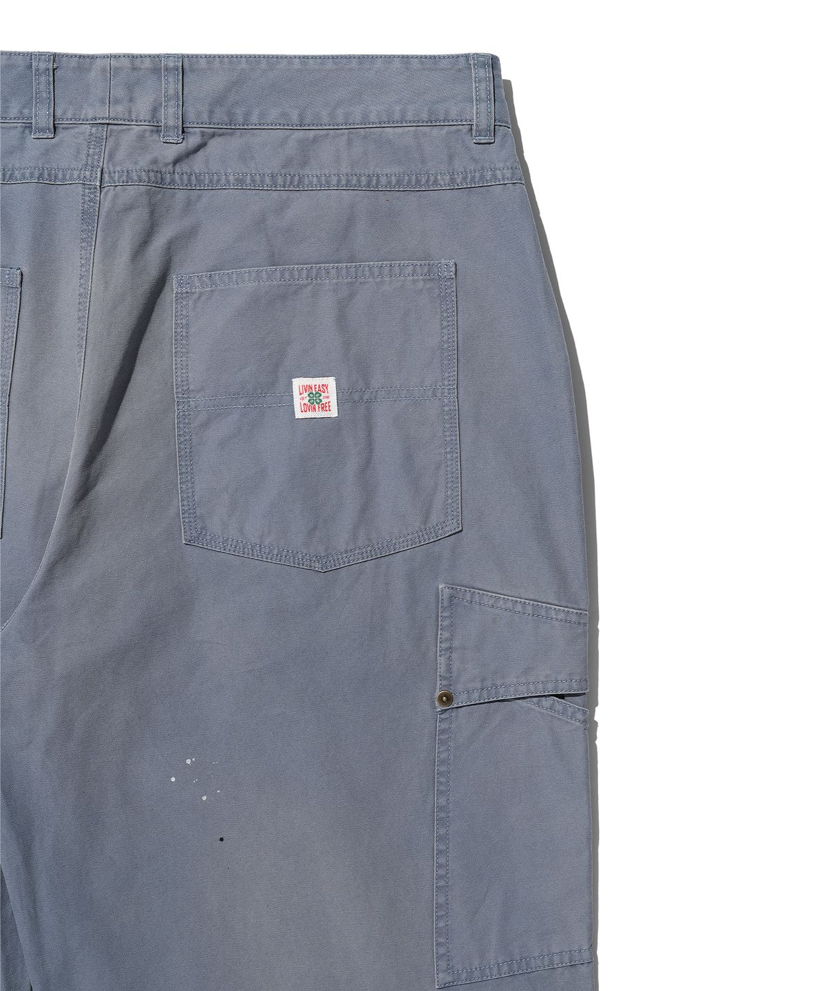 에이카화이트(AECA) WASHED PATCHWORK PANTS-BLUE