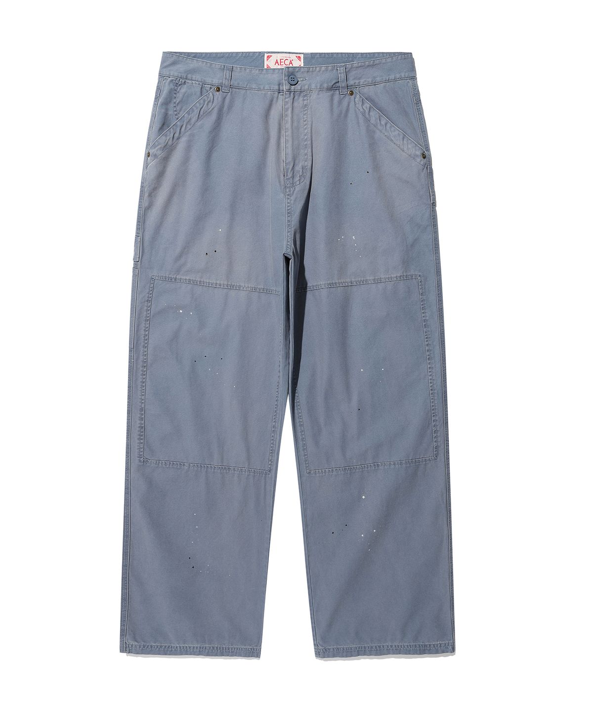 에이카화이트(AECA) WASHED PATCHWORK PANTS-BLUE