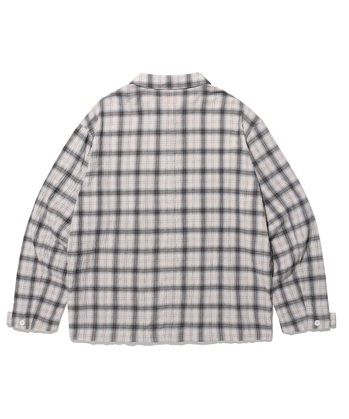 에이카화이트(AECA) FATIGUE CHECK SHIRTS-BEIGE