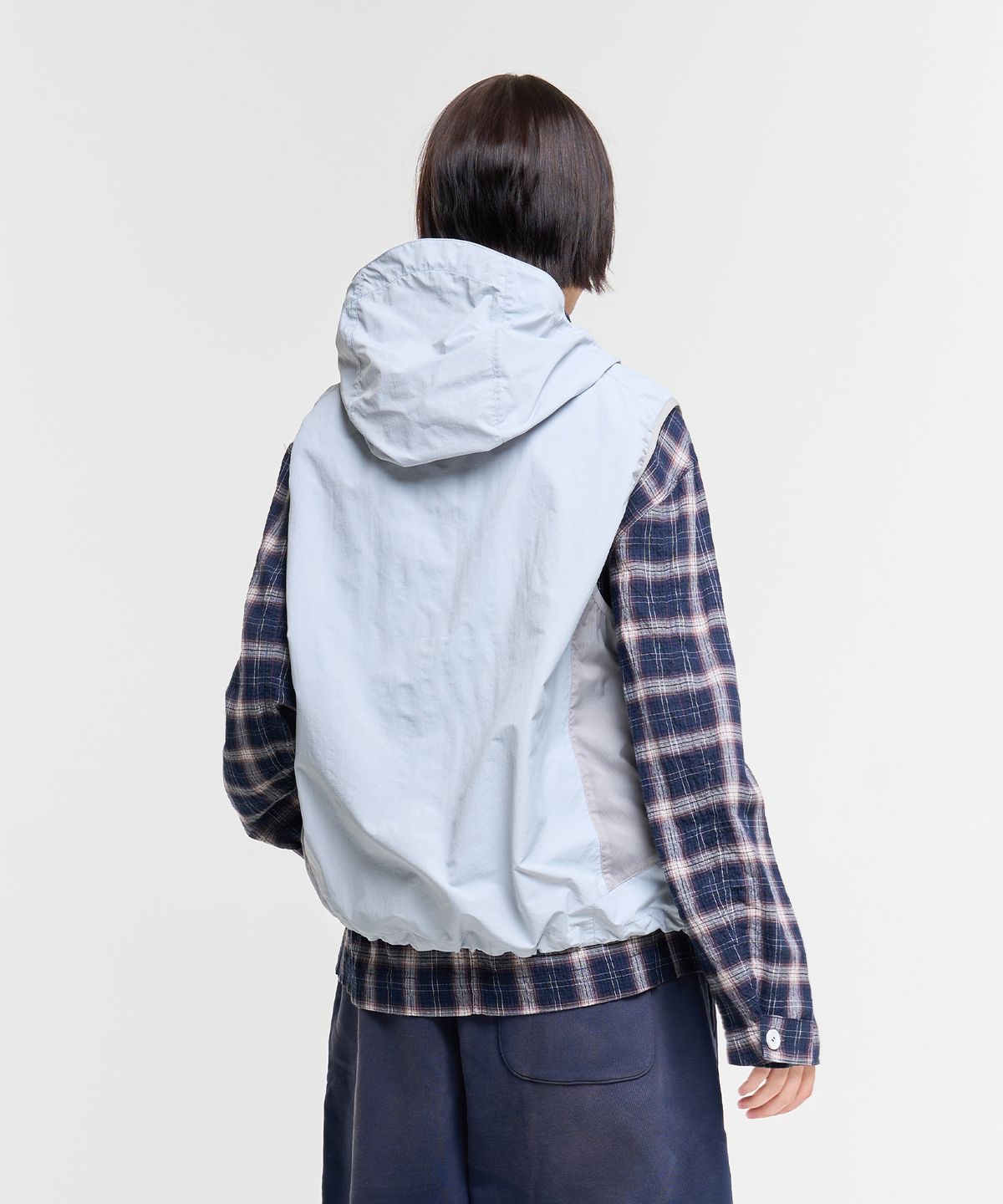 에이카화이트(AECA) NYLON HOODED VEST-MINT