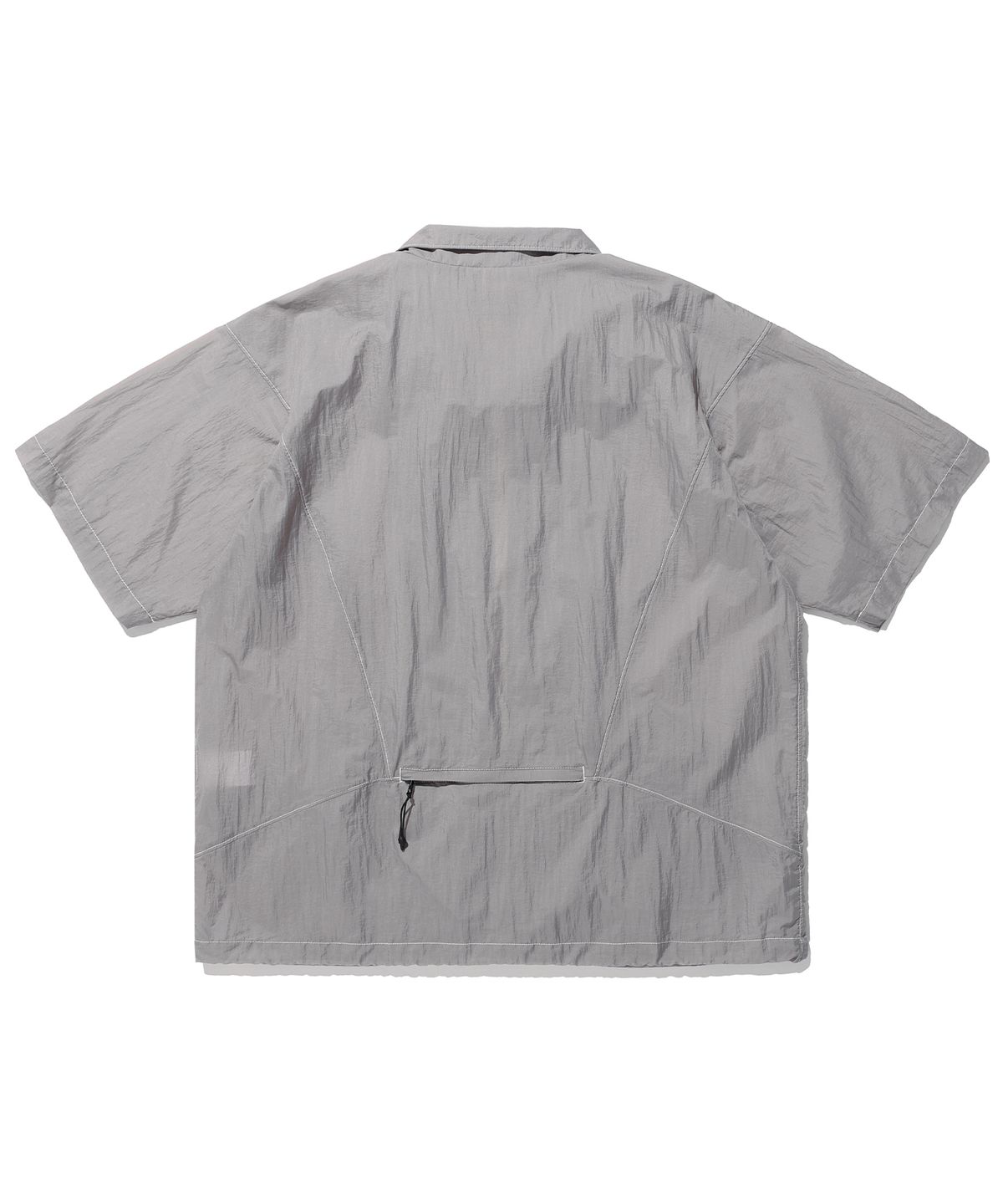 에이카화이트(AECA) PACKABLE HALF SHIRT-CHARCOAL