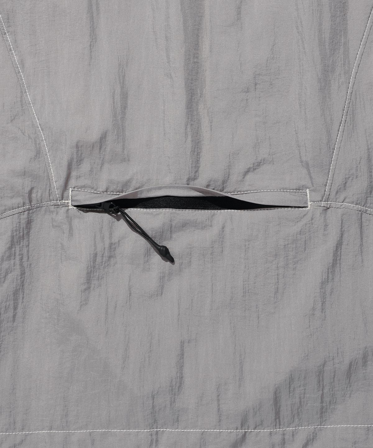 에이카화이트(AECA) PACKABLE HALF SHIRT-CHARCOAL