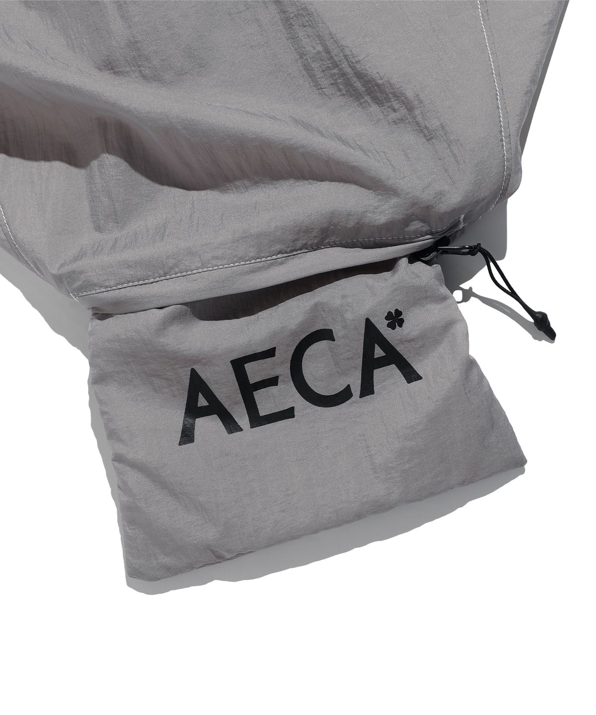에이카화이트(AECA) PACKABLE HALF SHIRT-CHARCOAL