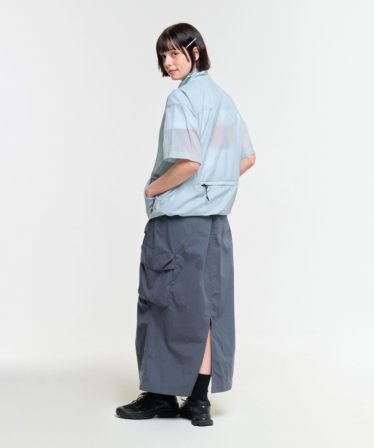 에이카화이트(AECA) PACKABLE HALF SHIRT-MINT