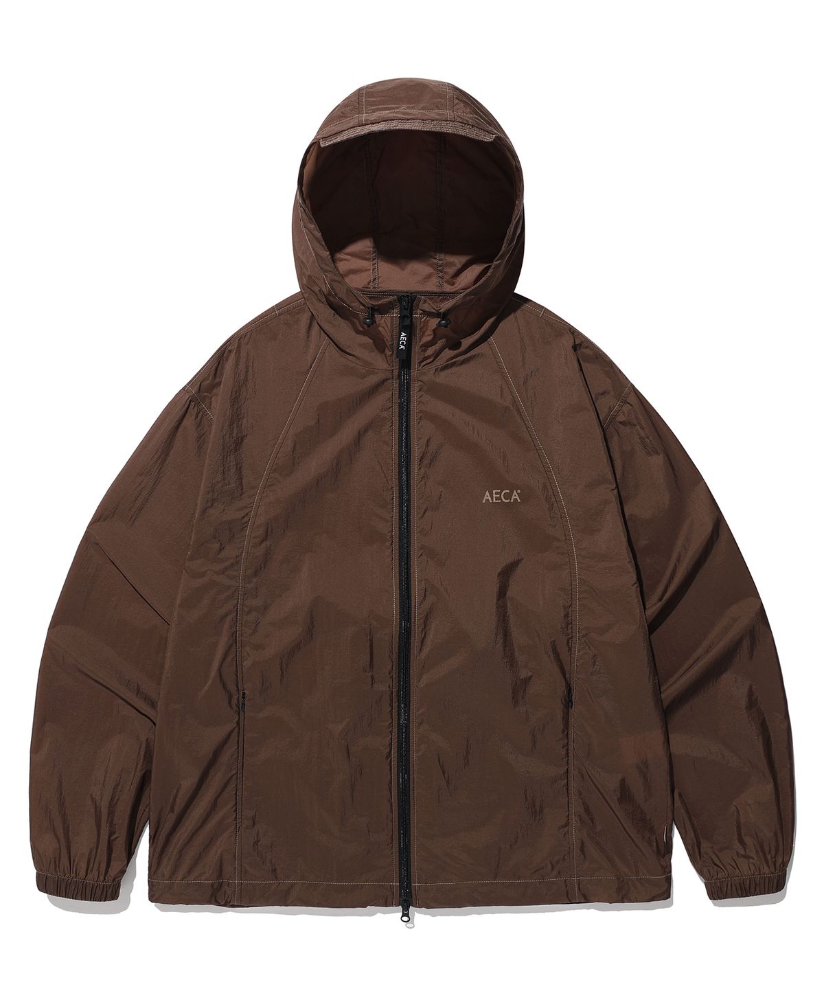 에이카화이트(AECA) AECA PACKABLE WINDBREAKER-BROWN