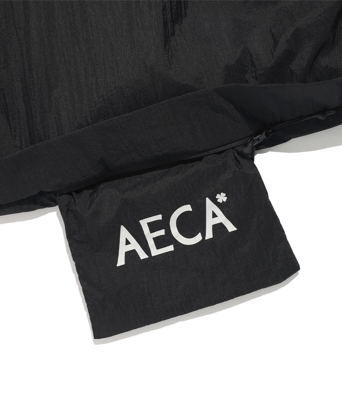 에이카화이트(AECA) AECA PACKABLE WINDBREAKER-BLACK