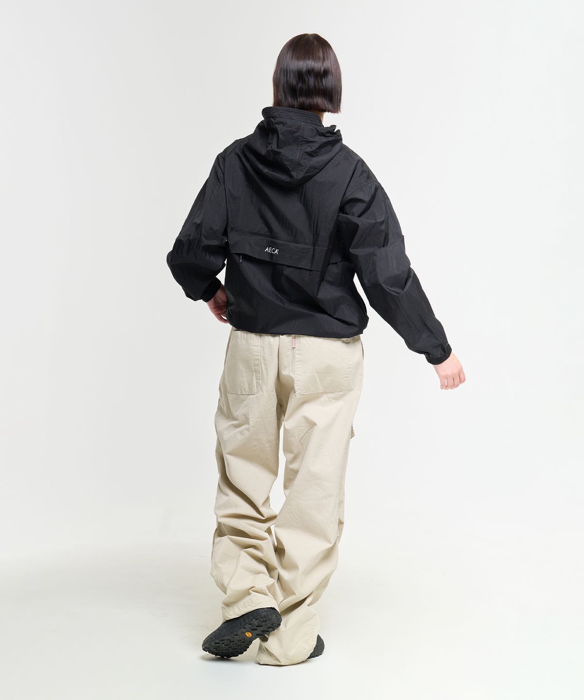 에이카화이트(AECA) AECA PACKABLE WINDBREAKER-BLACK