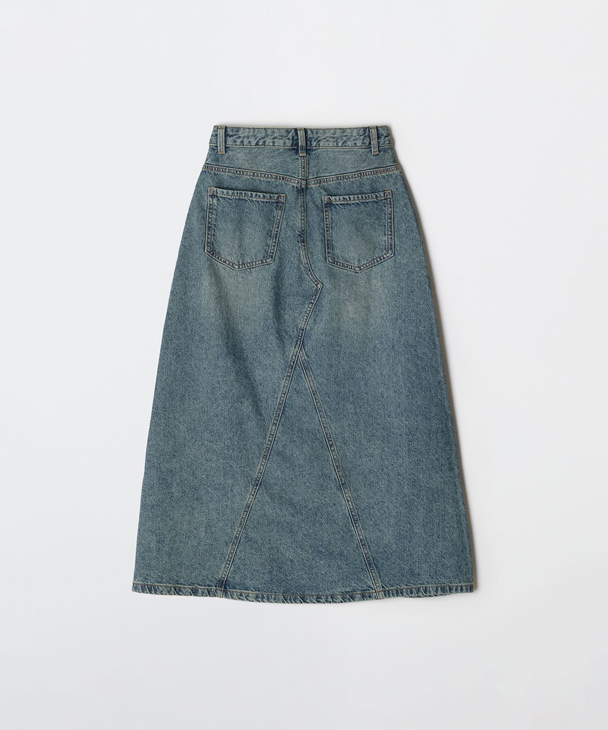 스파오(SPAO) 데님 맥시 스커트_SPWJG23G01