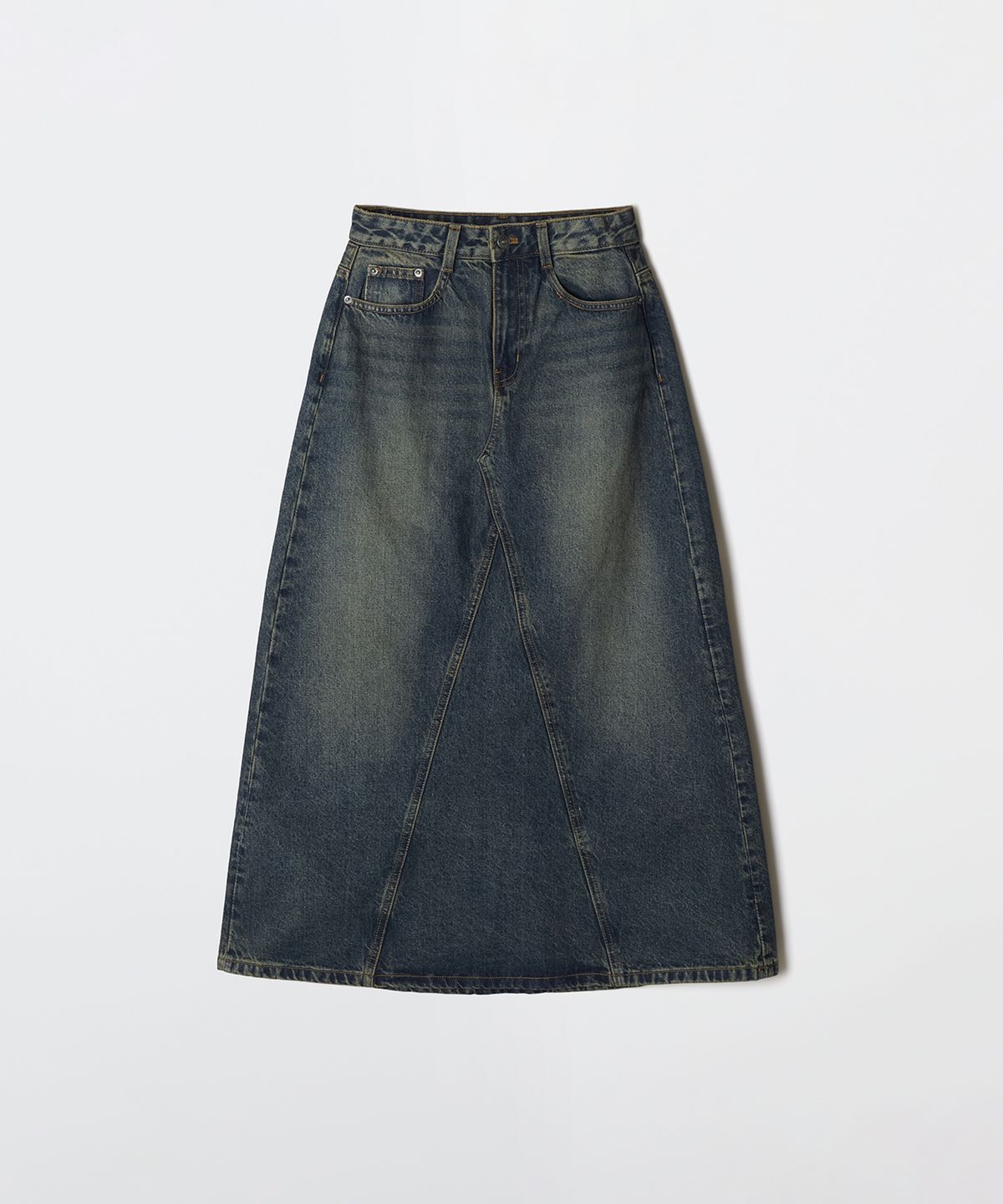 스파오(SPAO) 데님 맥시 스커트_SPWJG23G01