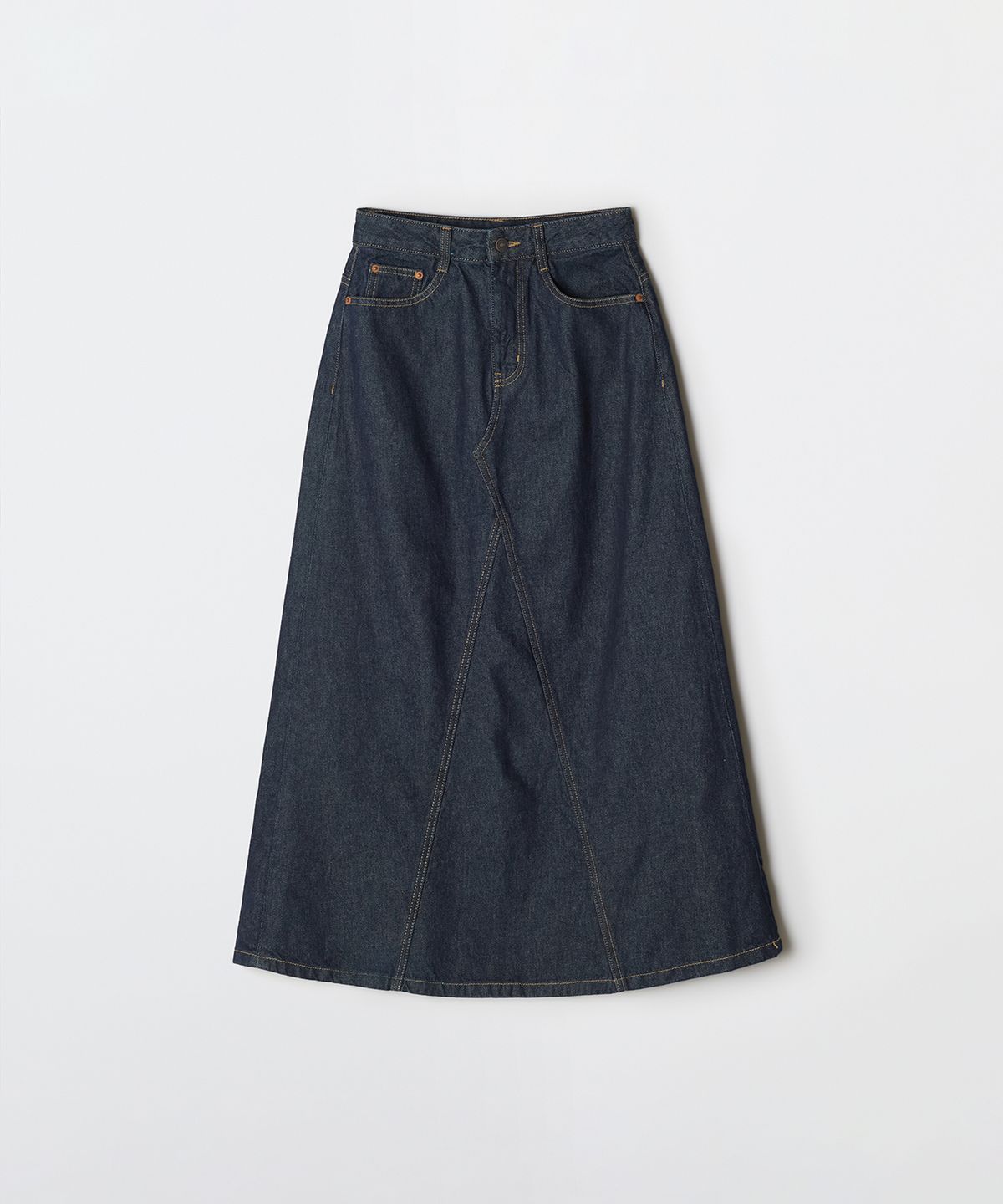스파오(SPAO) 데님 맥시 스커트_SPWJG23G01