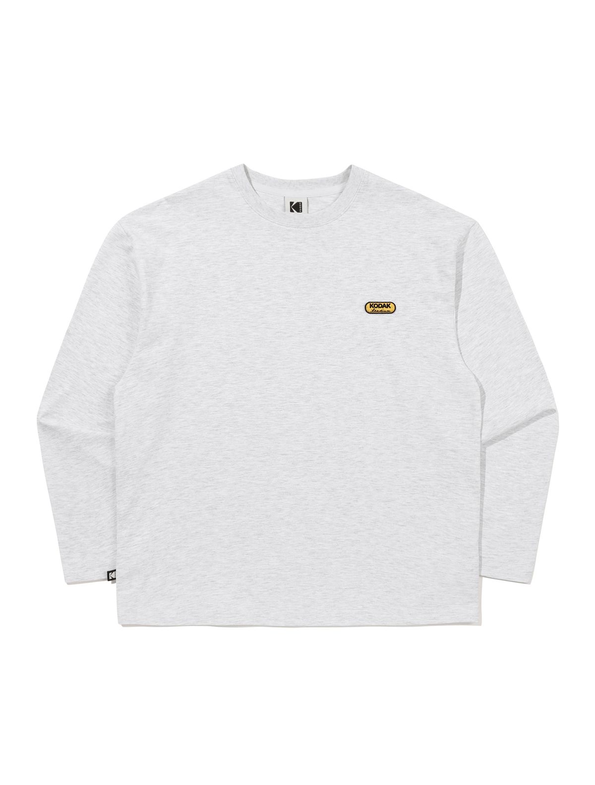 코닥(KODAK) 골드모먼트 그래픽 긴팔 티셔츠 MELANGE GREY