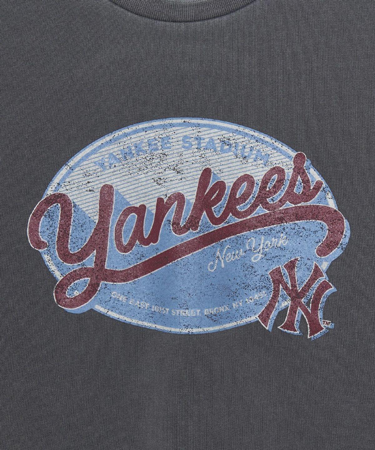 엠엘비 키즈(MLB KIDS) 스트릿 피그먼트 맨투맨 NY (D.Grey)