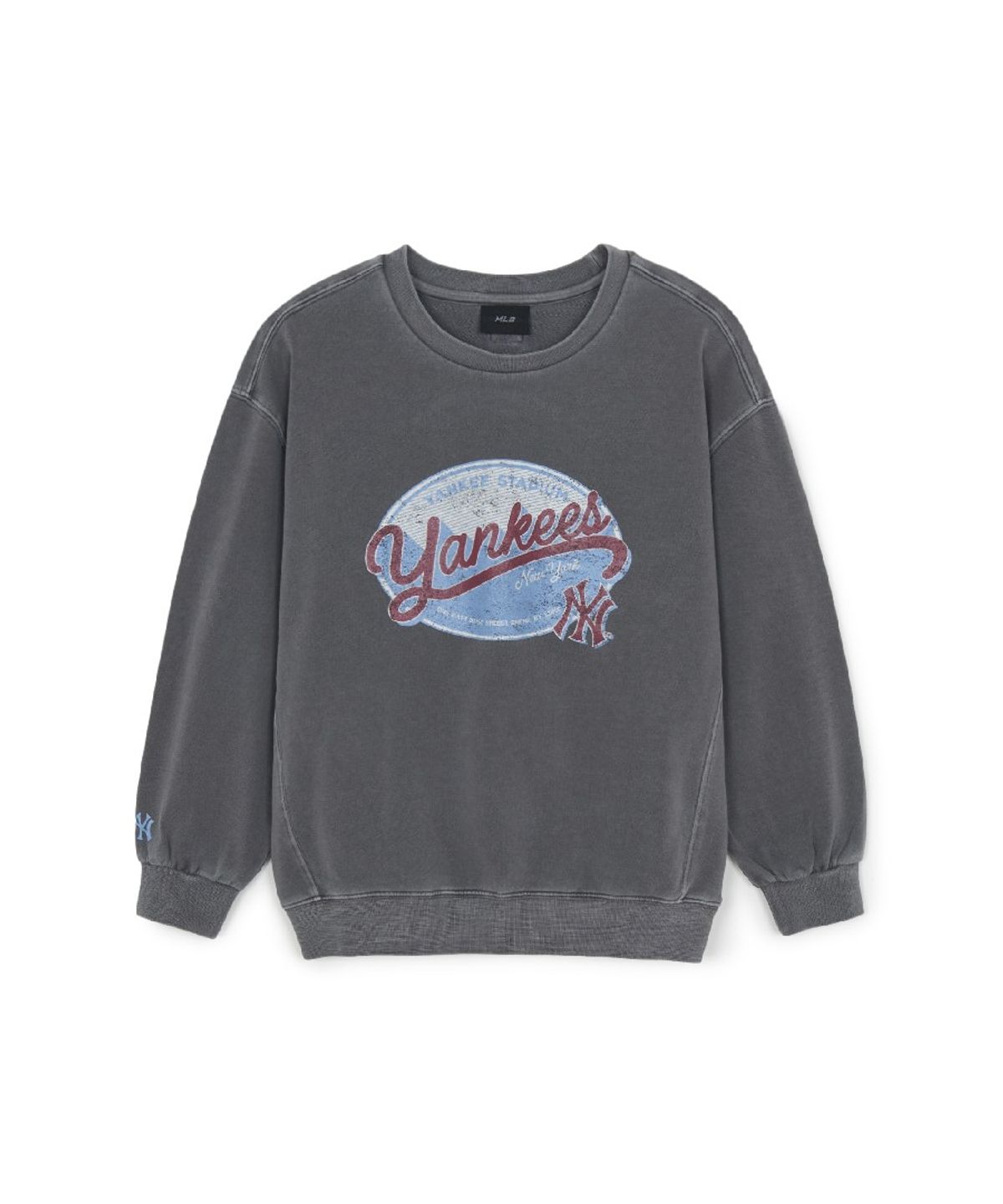 엠엘비 키즈(MLB KIDS) 스트릿 피그먼트 맨투맨 NY (D.Grey)