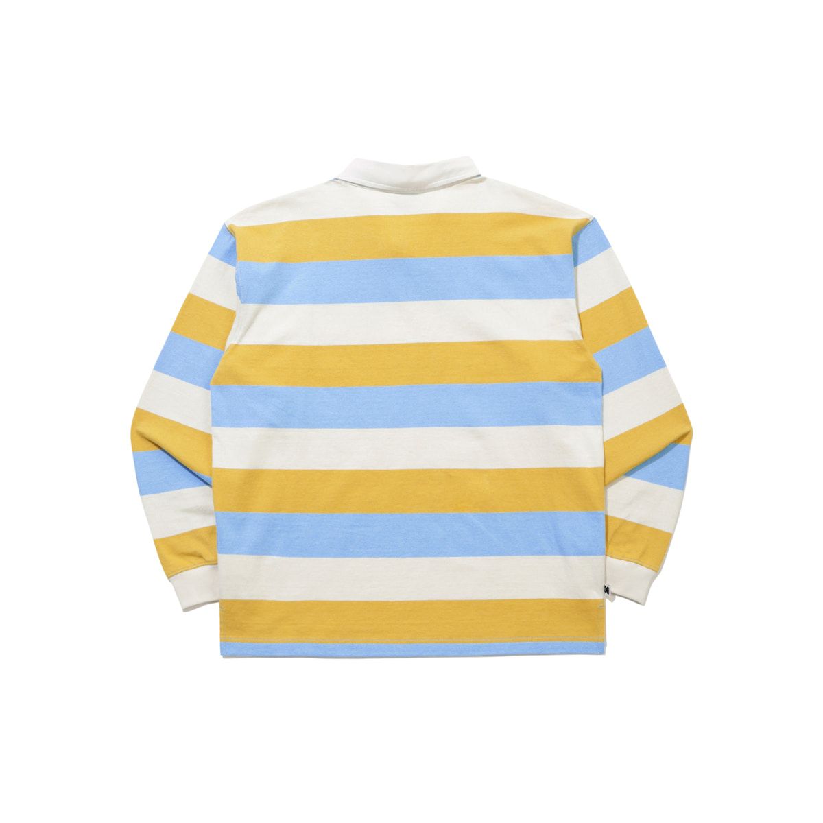 코닥(KODAK) 골드모먼트 스트라이프 럭비 카라 티셔츠 YELLOW