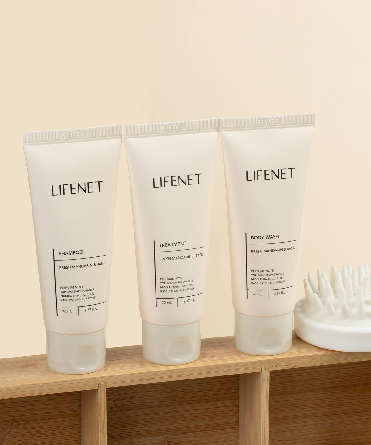 라이프넷(LIFENET) 여행용 헤어바디 3종 트래블 키트