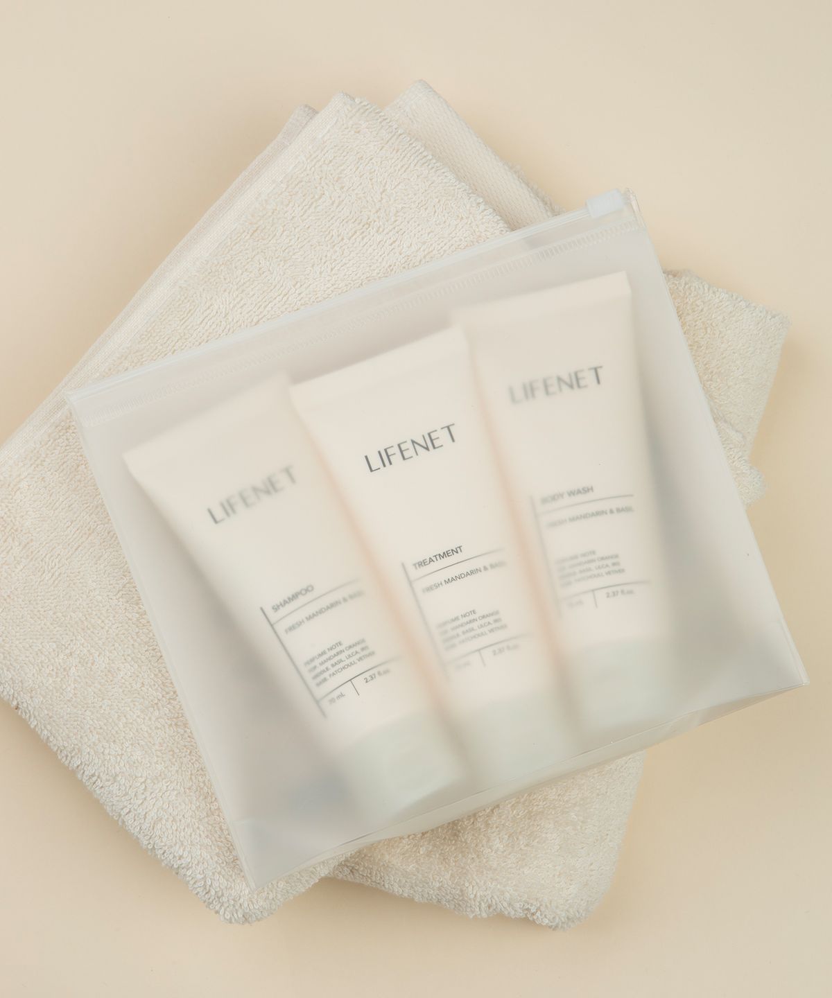 라이프넷(LIFENET) 여행용 헤어바디 3종 트래블 키트