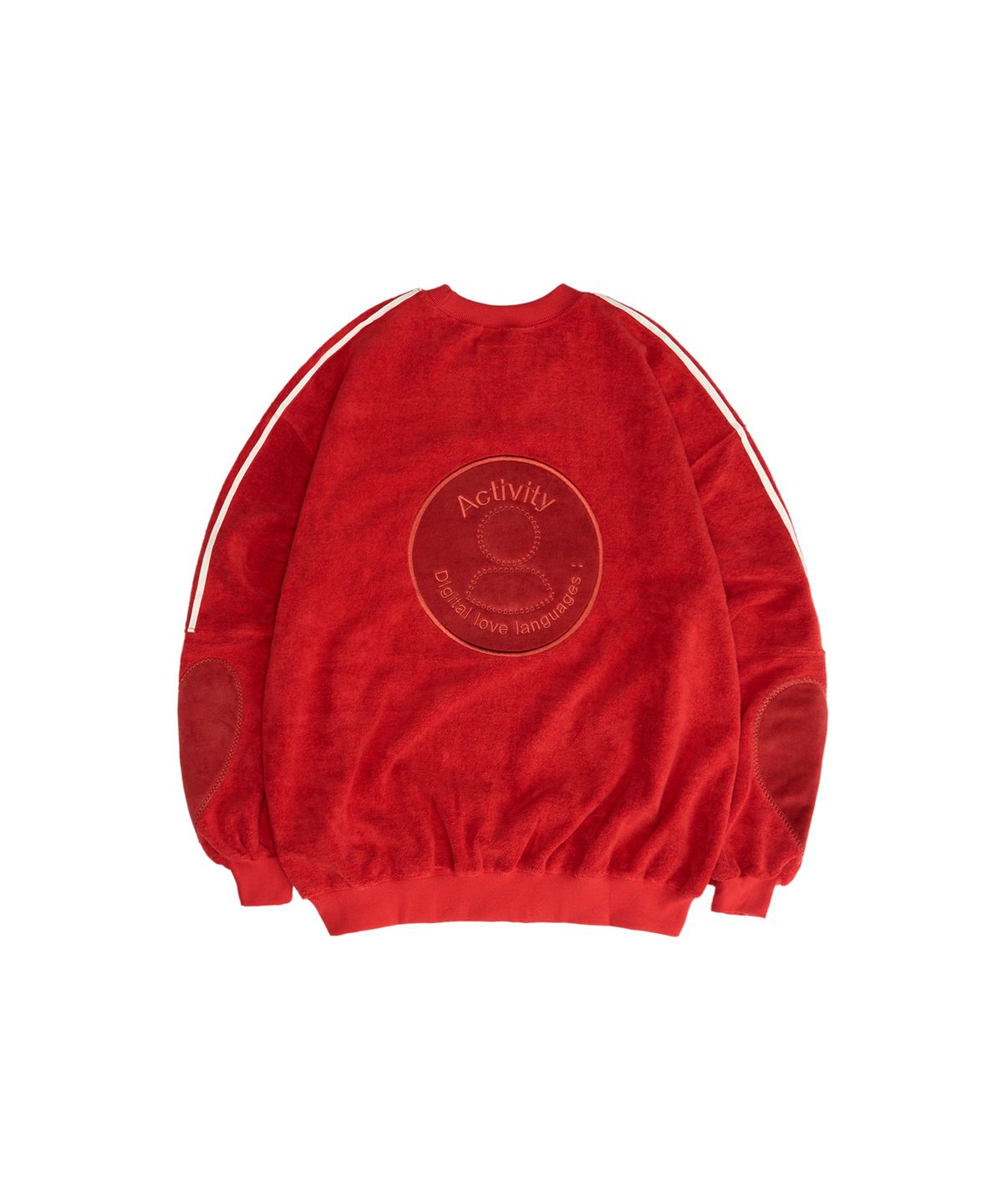 투위드(TUEWID) Tuewid retro sweatshirts ´activity sign´ in red