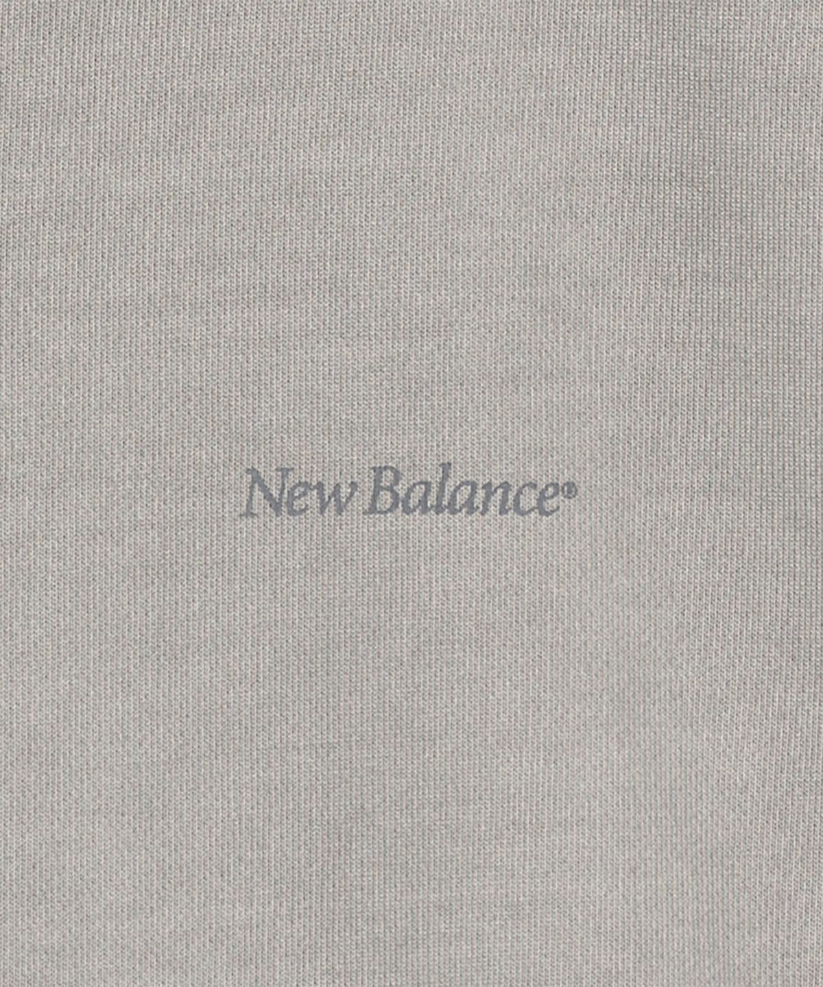 뉴발란스(NEW BALANCE) NBMDG11223 / UNI Ndurance 레터링 워시드 논기모 후드집업 (ASH GRAY)
