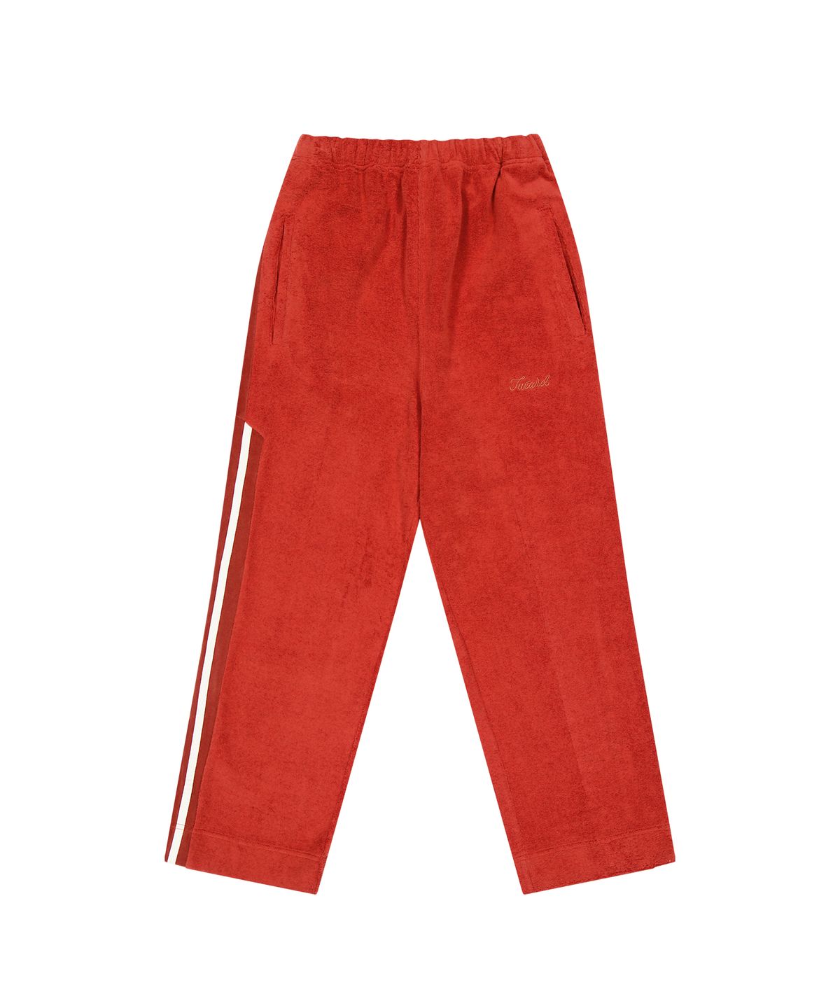 투위드(TUEWID) Tuewid retro sweatpants straight fit in red