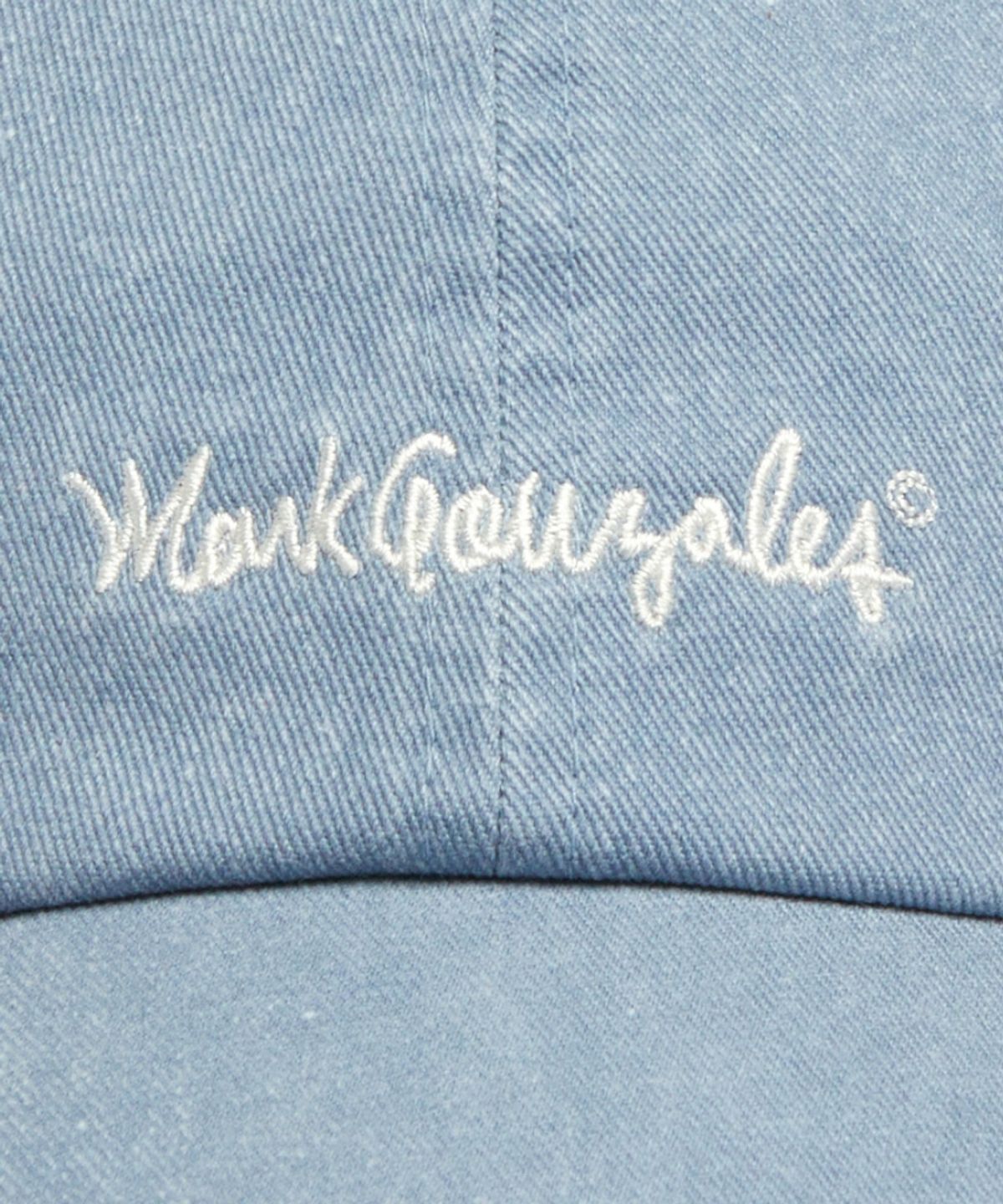 마크곤잘레스(MARK GONZALES) 사인로고 워시드 베이직 볼캡 - BLUE