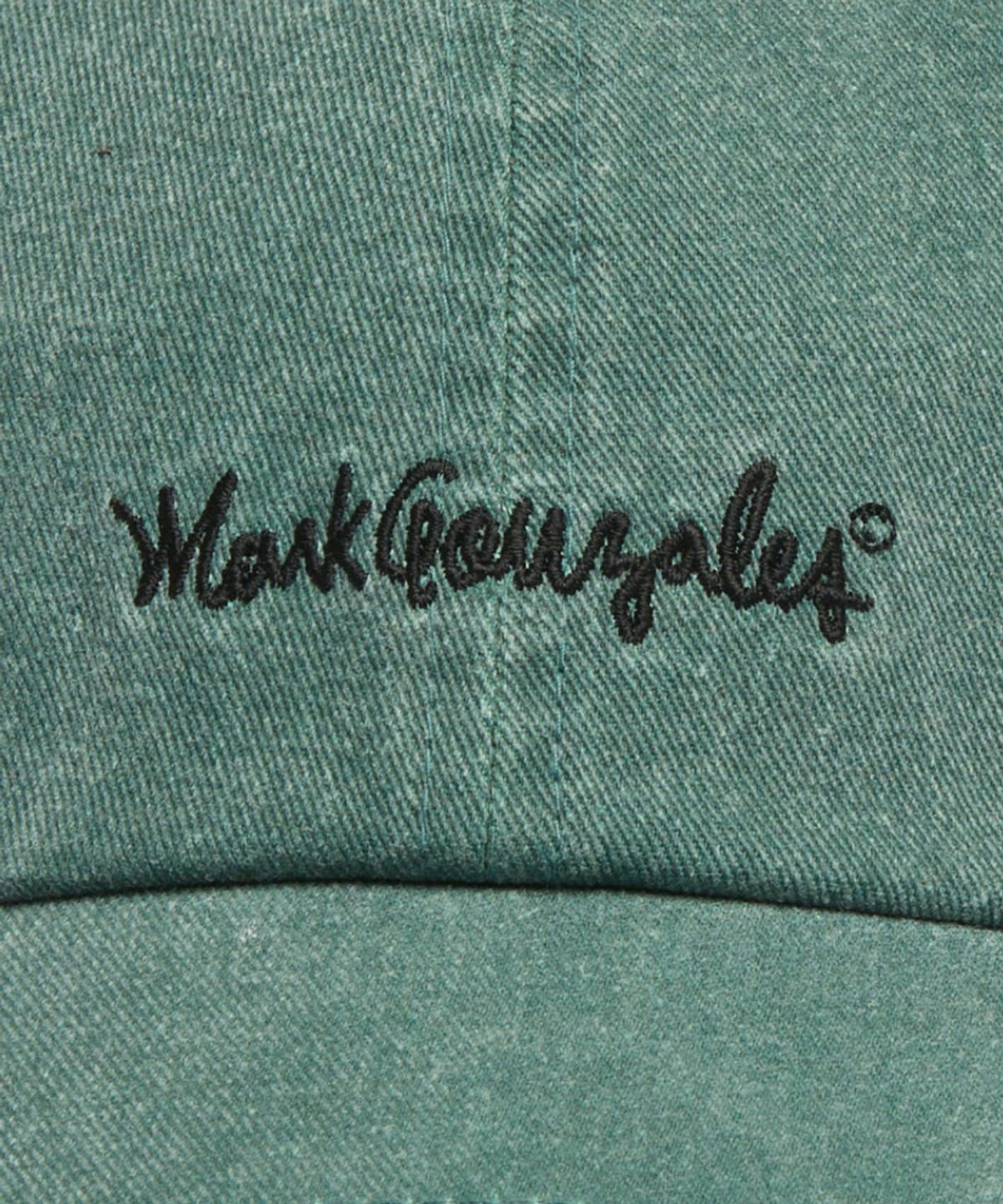 마크곤잘레스(MARK GONZALES) 사인로고 워시드 베이직 볼캡 - GREEN