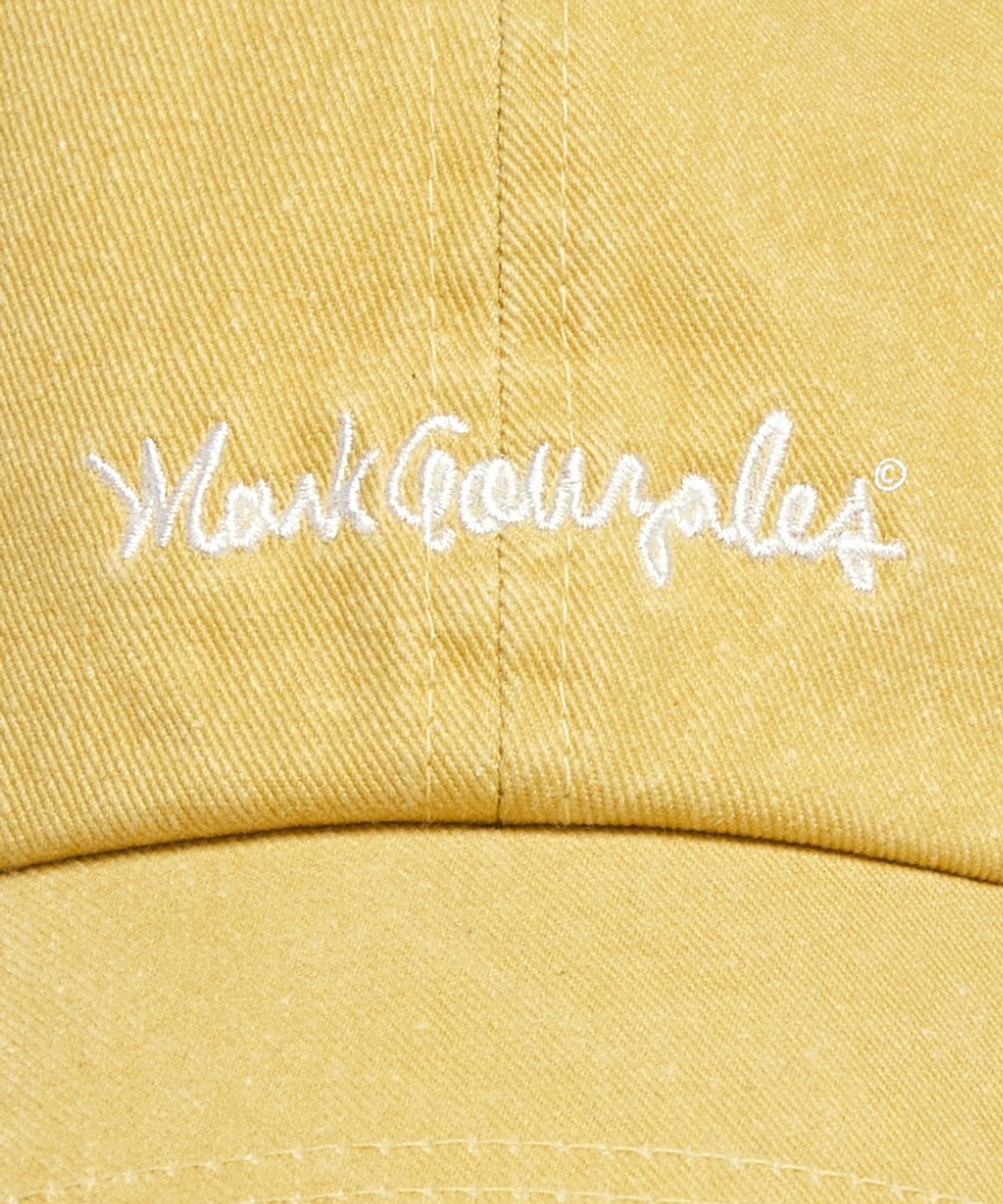 마크곤잘레스(MARK GONZALES) 사인로고 워시드 베이직 볼캡 - YELLOW