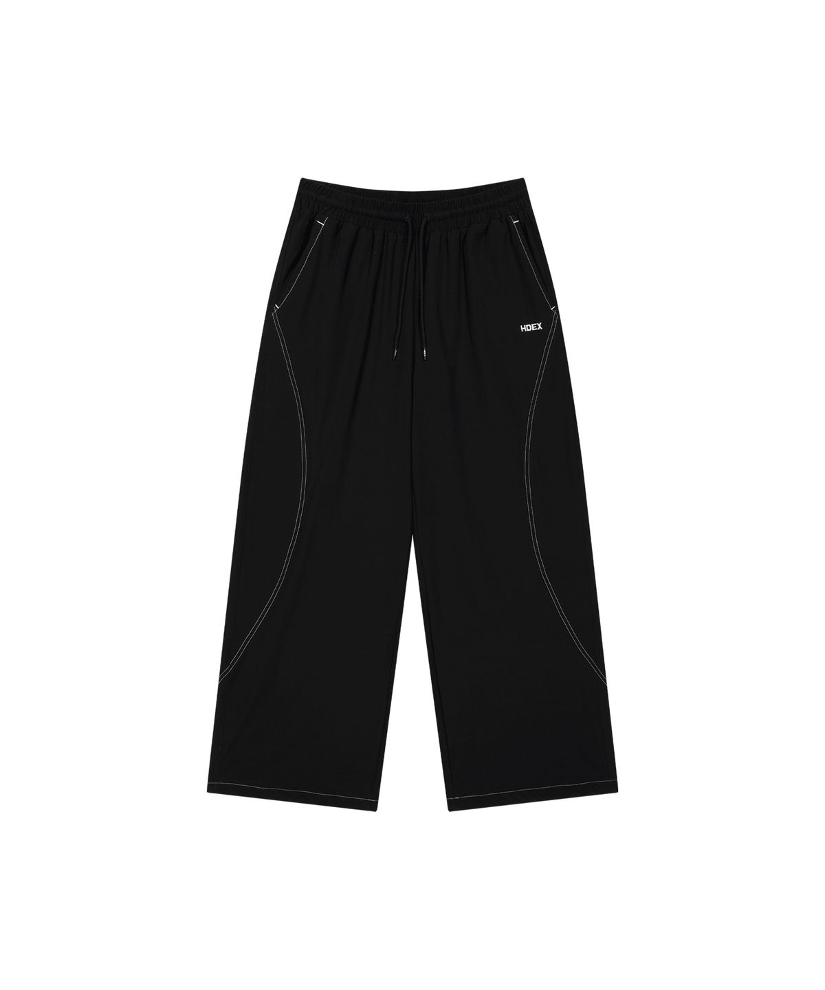 에이치덱스(HDEX) 스티치 커브드 나일론 스판 팬츠 W (Black)
