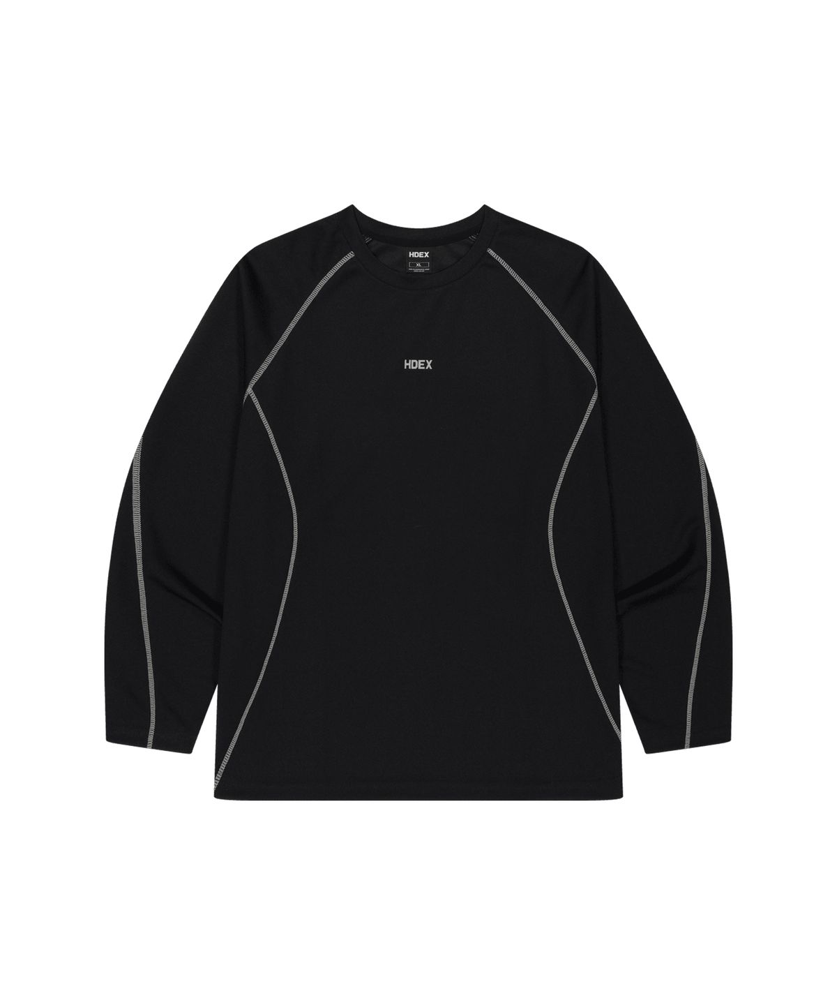 에이치덱스(HDEX) 액티브 매쉬 스티치 롱 슬리브 (Black)